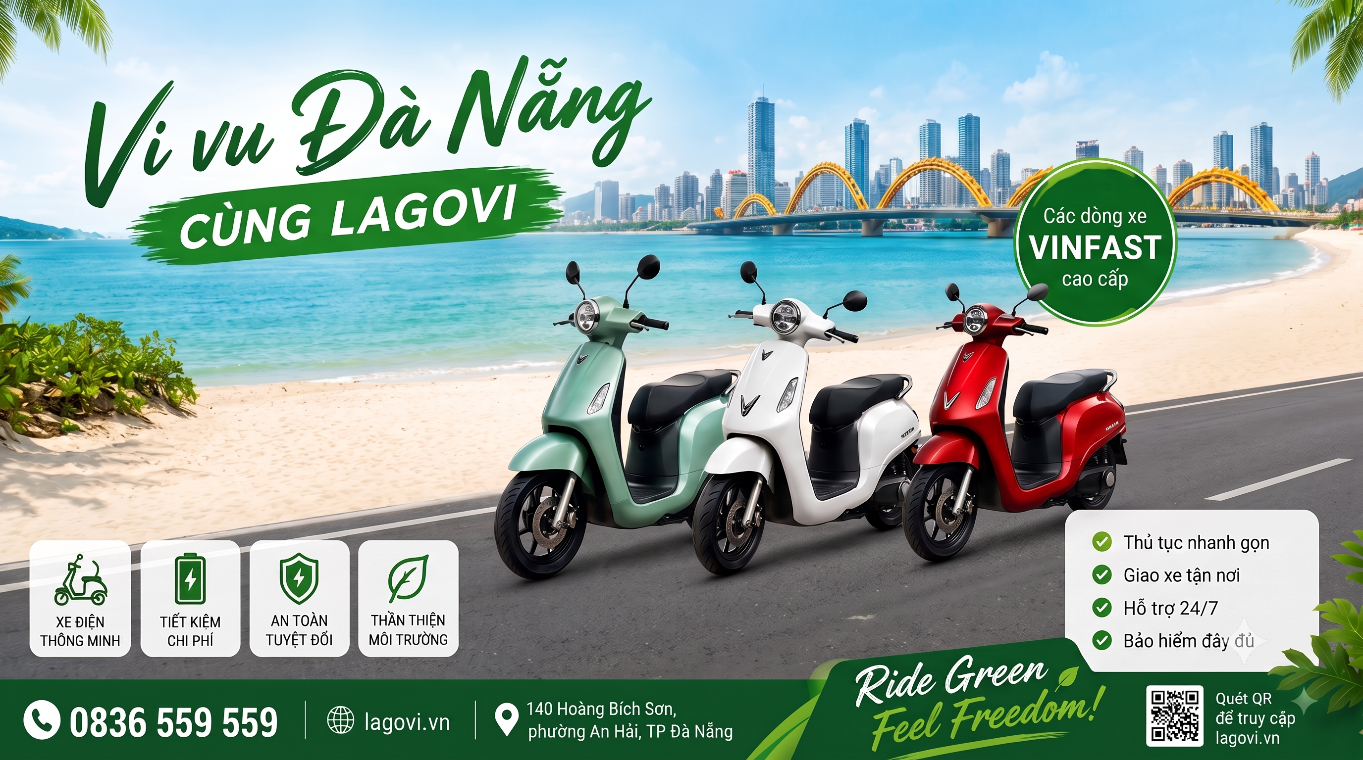 Cẩm nang du lịch Bán đảo Sơn Trà bằng xe máy điện